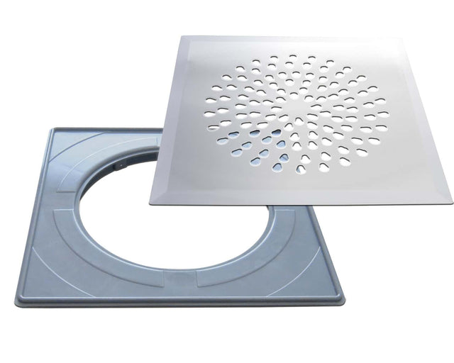 Floor drain cover PISARA (drop), stainless steel (652)