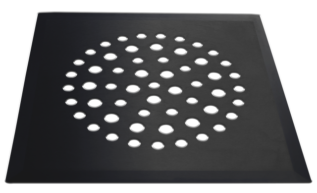 Floor drain cover only, PALLO (ball), matte black, stainless steel (663-4)