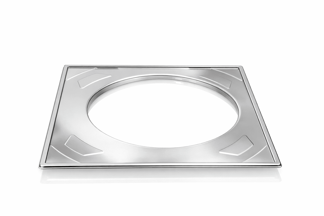 Floor drain cover eccentric installation frame, stainless steel (850)