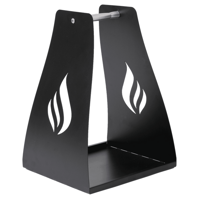 Lieska (blaze) firewood carrier rack, black (223)
