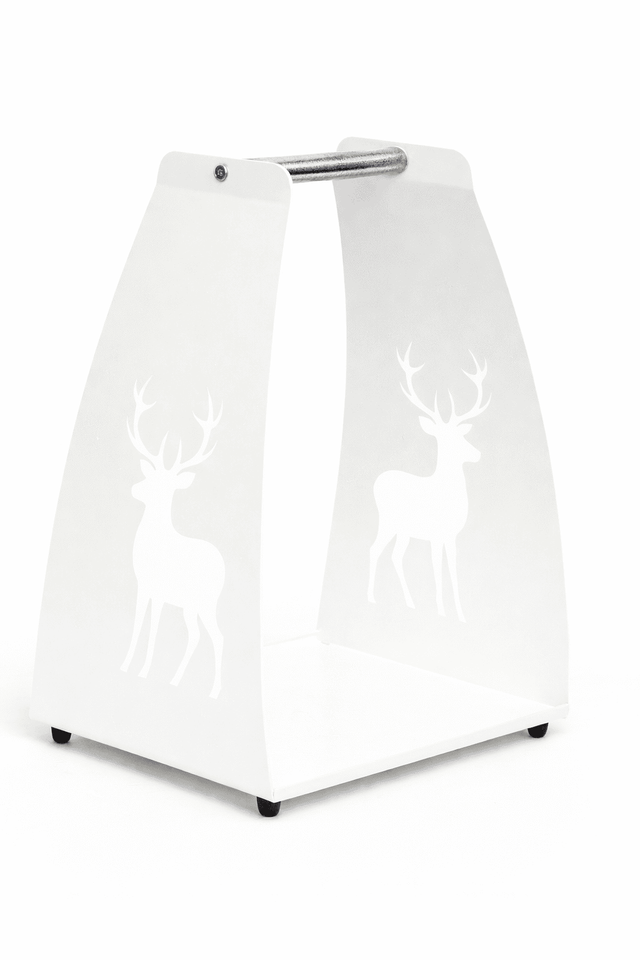 Poro (reindeer) firewood carrier rack, white (225)