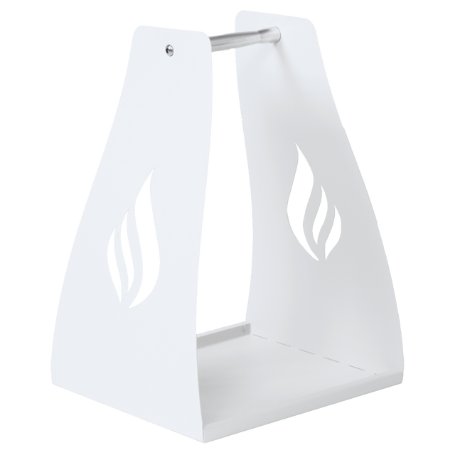 Lieska (blaze) firewood carrier rack, white (227)
