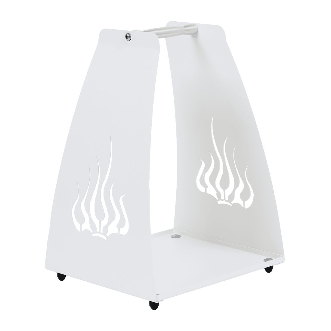 Liekki (flame) firewood carrier rack, white (228)