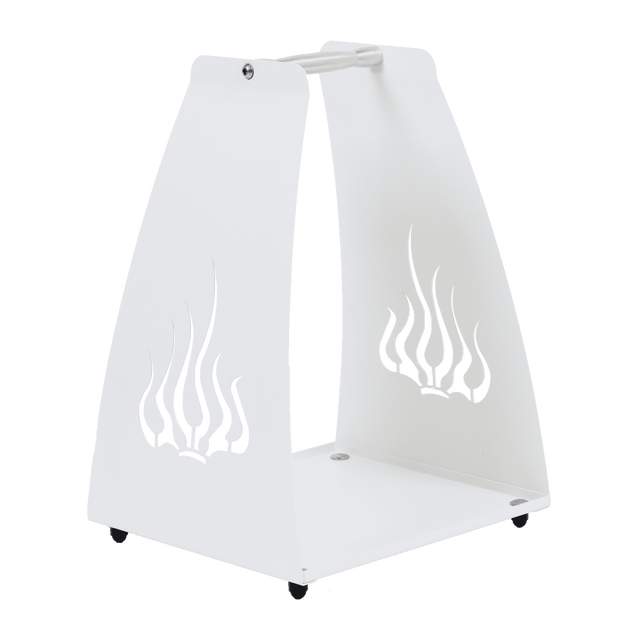 Liekki (flame) firewood carrier rack, white (228)