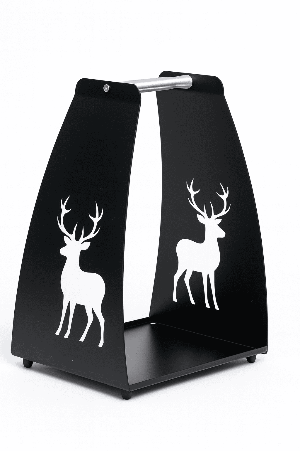 Poro (reindeer) firewood carrier rack, black (229)