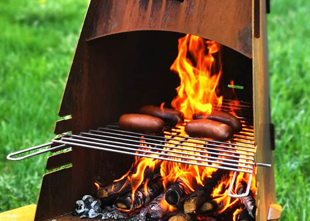 Grill grate (for outdoor fire hearth)