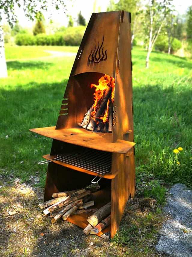 Outdoor fire hearth (PP-Tuote)