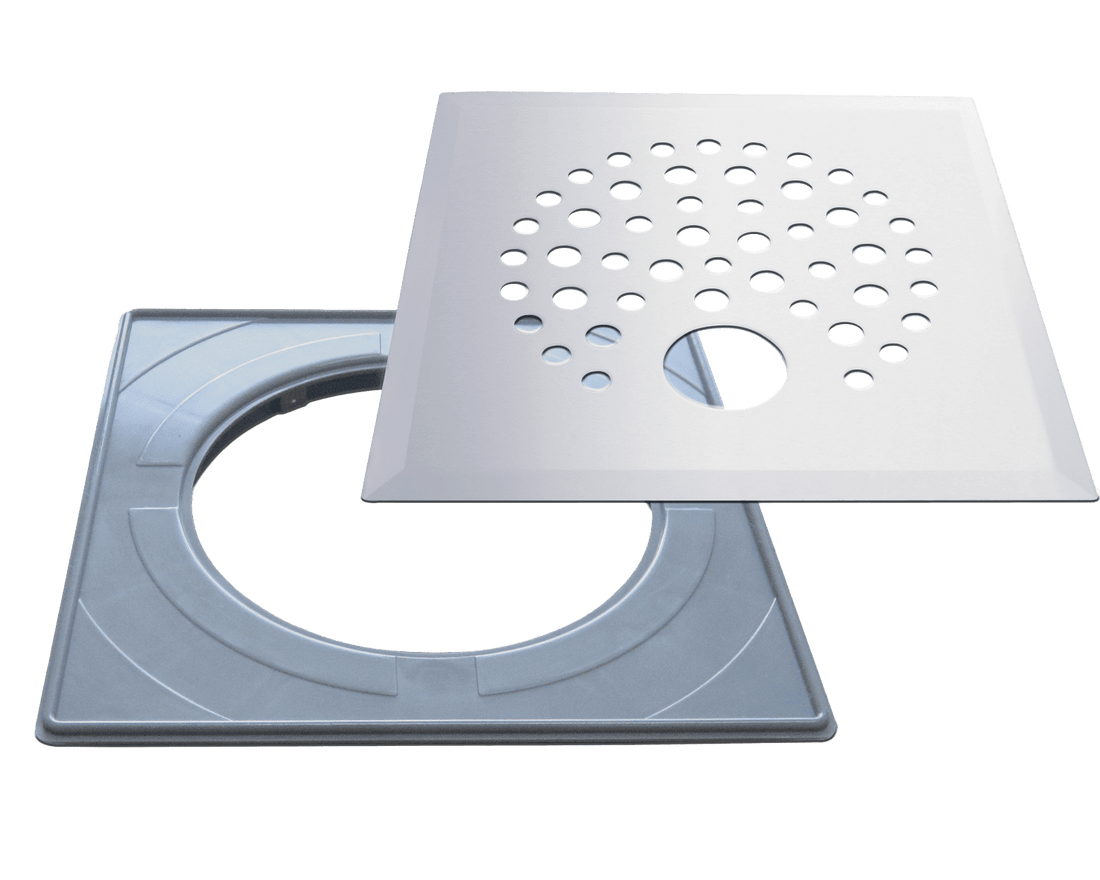 Floor drain cover PALLO (ball) for pipe, stainless steel (671)