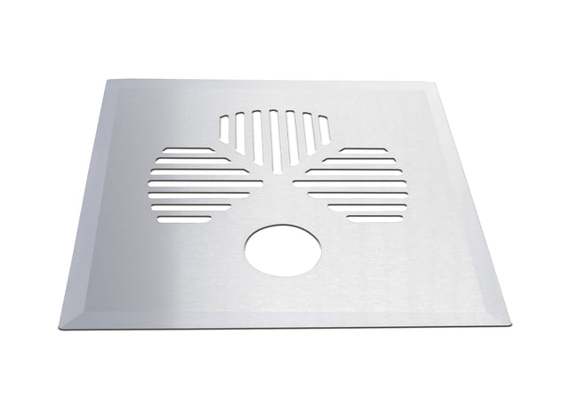 Floor drain cover only, APILA (clover), stainless steel, for pipe (682)