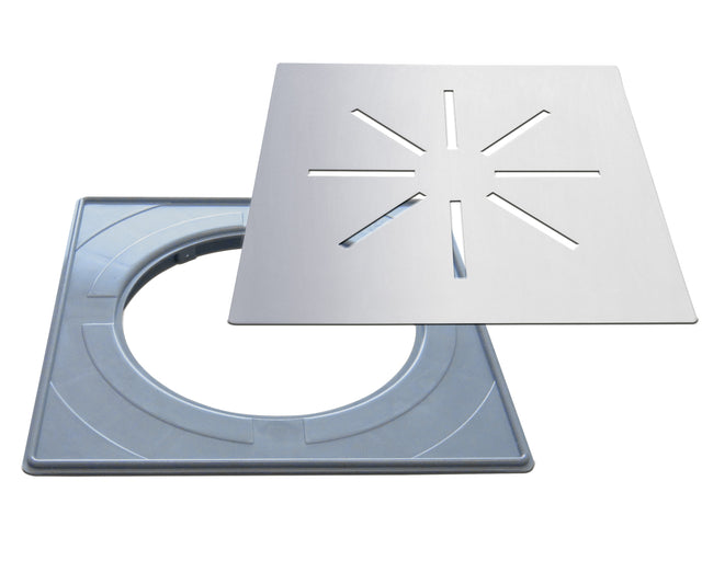 Floor drain cover SUNRISE, stainless steel (804)