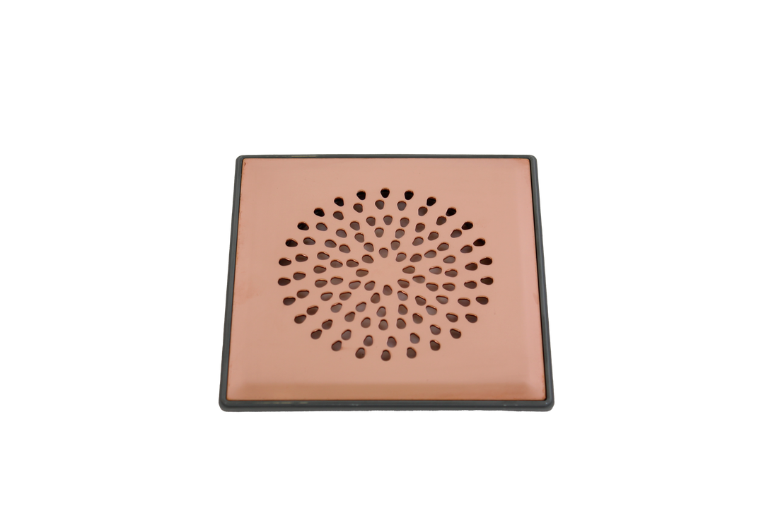 Floor drain cover PISARA (drop), copper (808)