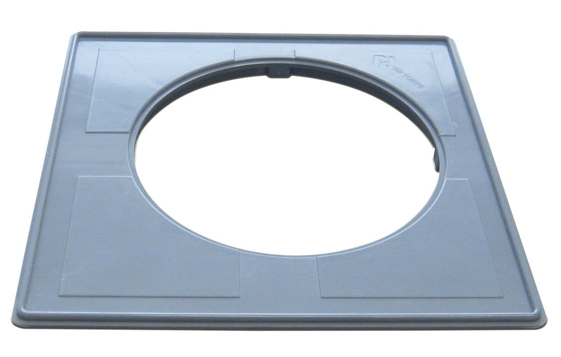 Floor drain cover eccentric installation frame (830)